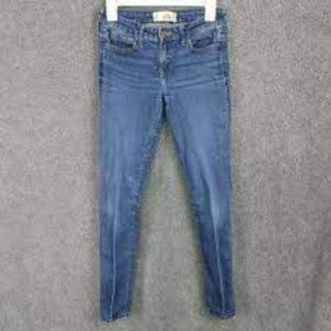 Hollister 5R Low-Rise Super Skinny Jeans Light Blue NWT